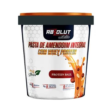 Pasta de amendoim com Protein Ball 500G - Absolut