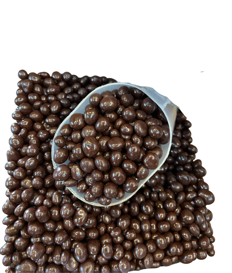 Drageados de café chocolate 70% polido 100g